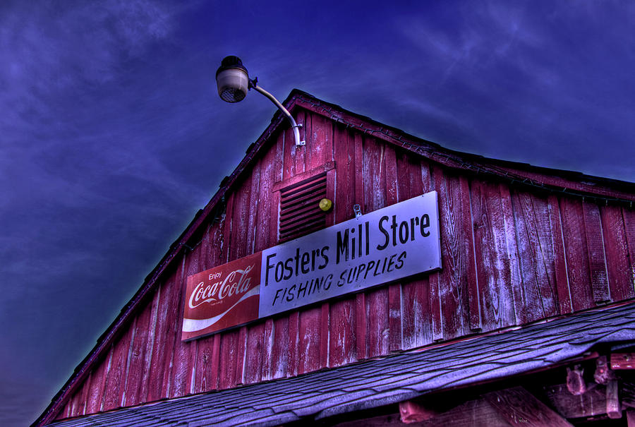 Fosters Mill Store Photograph - Fosters Mill Store HDR #1 by Jason Blalock