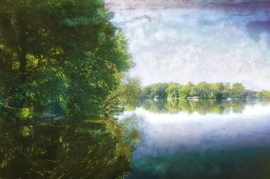  Fowler Lake - Oconomowoc, WI #1 Photograph by Jennifer Rondinelli Reilly - Fine Art Photography