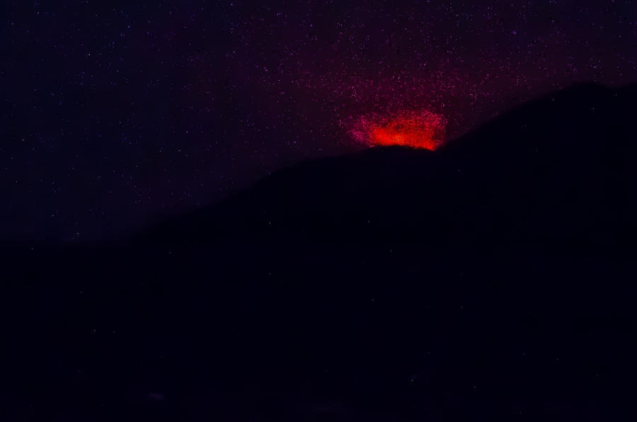 Wolf Volcano Eruption #1 Photograph by Harry Strharsky