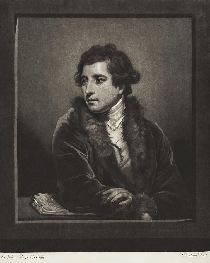 Francesco Bartolozzi #1 Painting by Thomas Watson after Sir Joshua Reynolds
