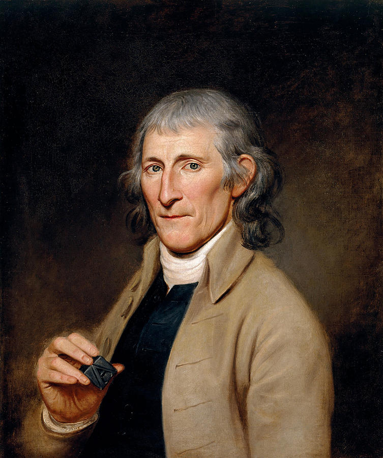 Francis Bailey #2 Painting by Charles Willson Peale