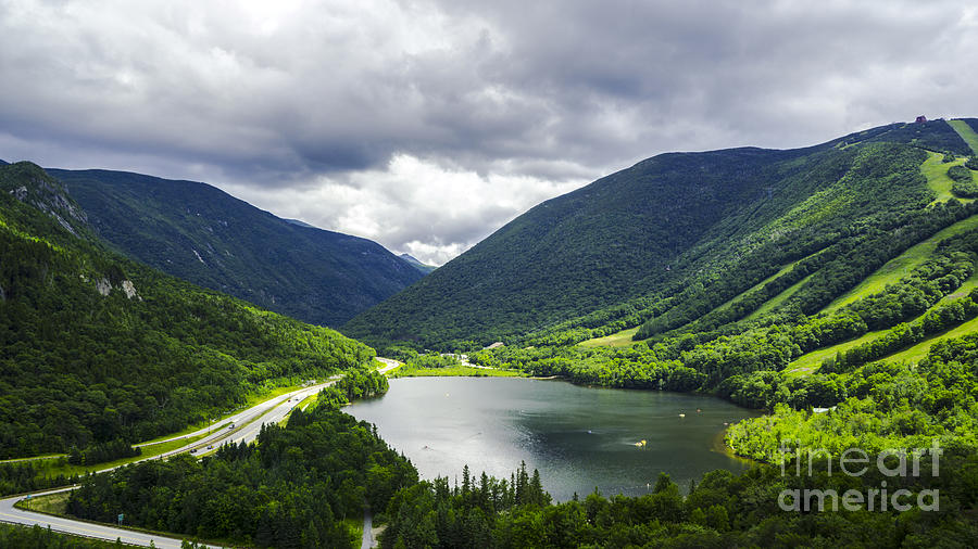 Franconia Notch and Eagle Lake #1 Photograph by New England Photography