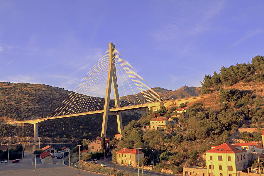 Franjo Tudman Bridge #1 Photograph by Tony Murtagh