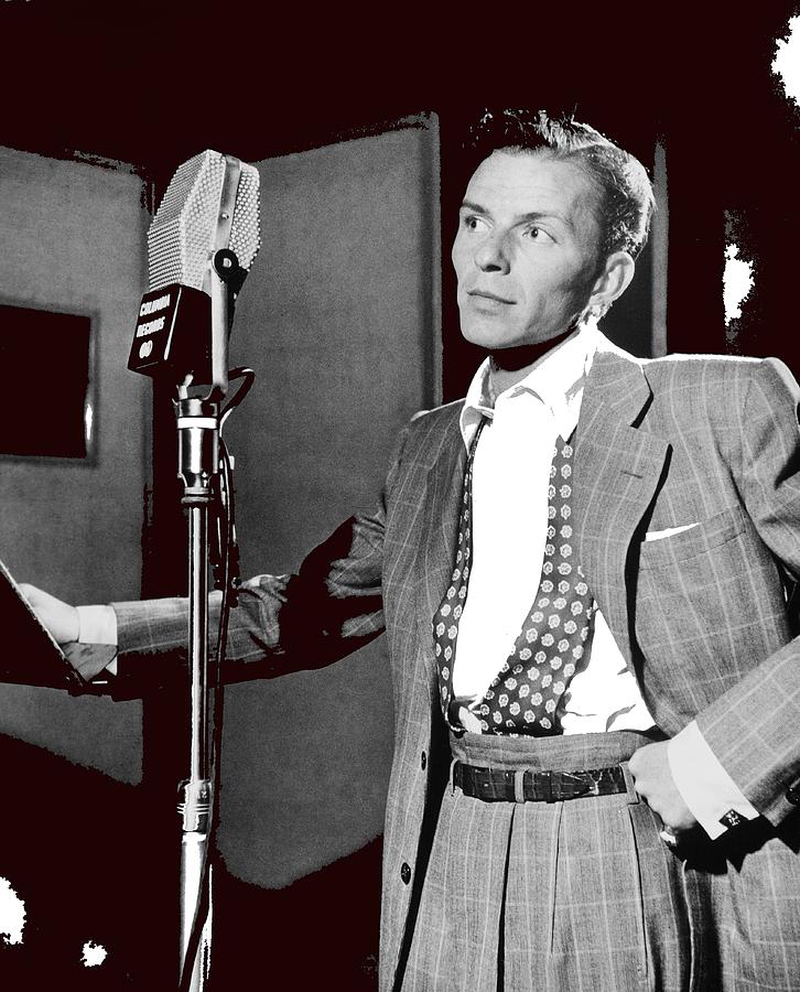 Frank Sinatra William Gottlieb photo Liederkranz Hall New York City 1947-2015 #2 Photograph by David Lee Guss