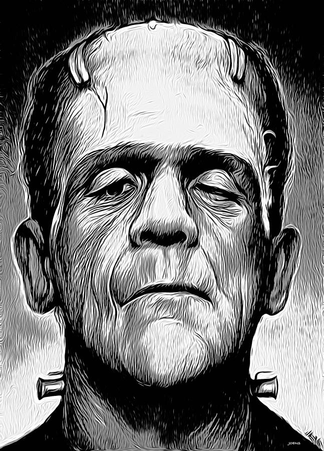 Frankenstein #1 Digital Art by Greg Joens