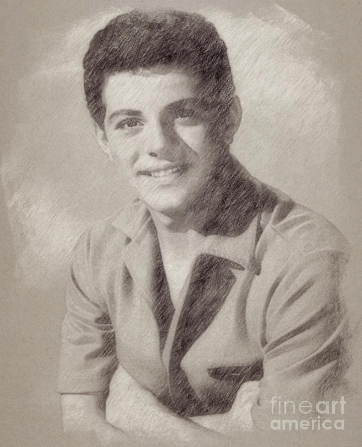 Frankie Avalon Singer Drawing By Esoterica Art Agency Pixels