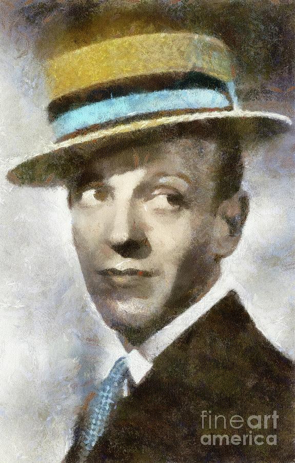 Hollywood Painting - Fred Astaire by Sarah Kirk #1 by Esoterica Art Agency