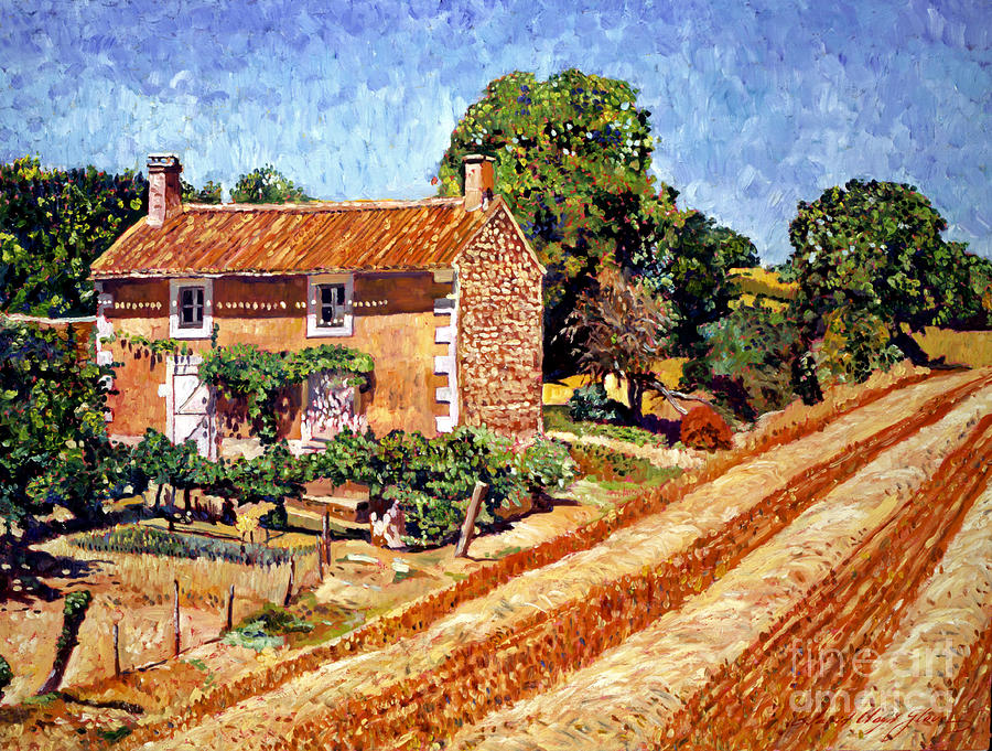 Impressionism Painting - Fresh Cut Hay Provence #1 by David Lloyd Glover
