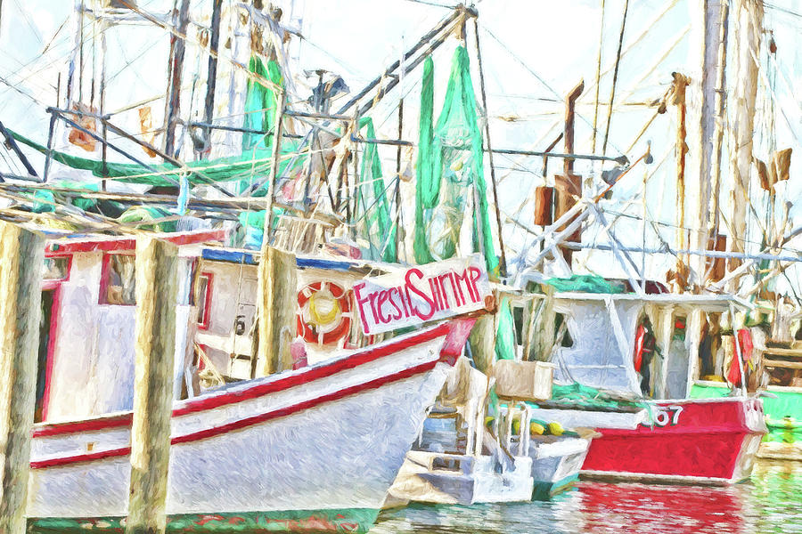 Fresh Shrimp Dockside #1 Photograph by Scott Pellegrin