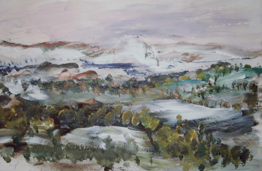 Fresh Snow #1 Painting by Edward Wolverton