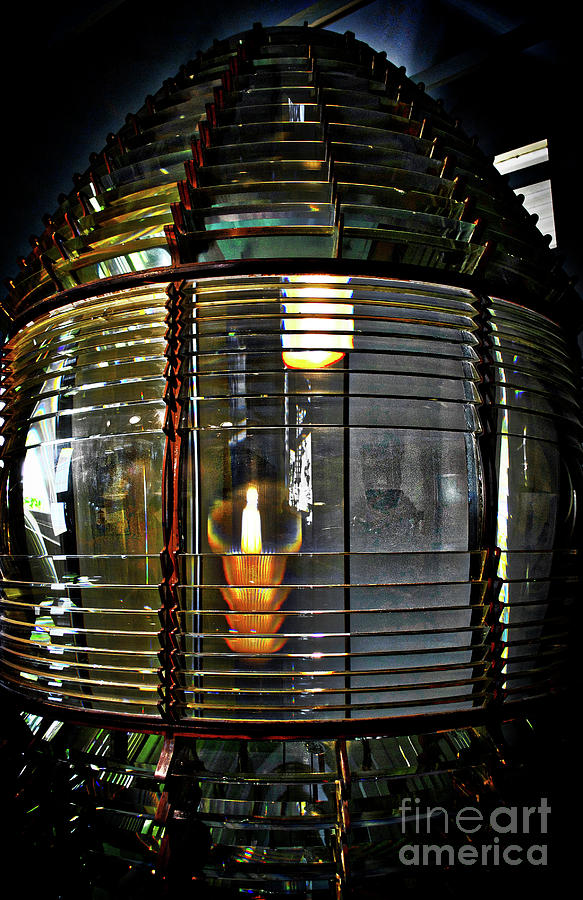 Lighthouse Photograph - Fresnel Lens #1 by Skip Willits