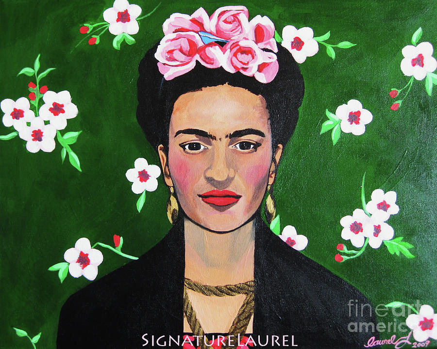 Frida with Flowers 1 Napkin