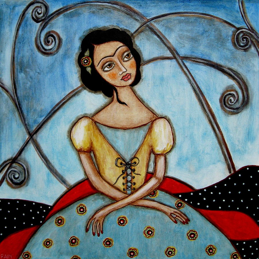 Frida Kahlo #1 Painting by Rain Ririn