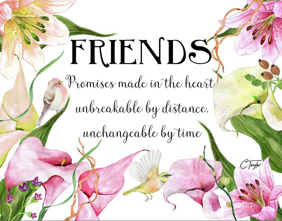 Friends Mixed Media by Colleen Taylor