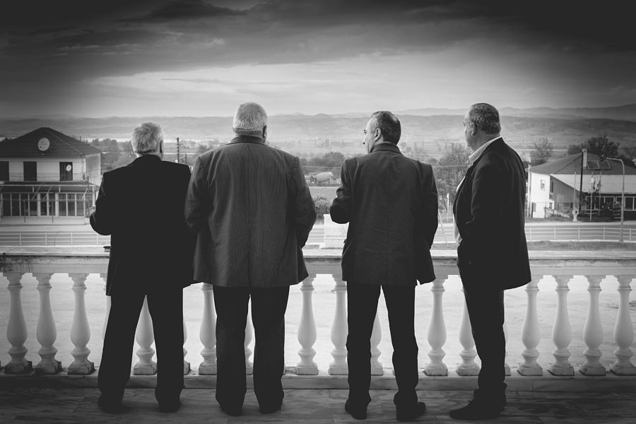 Back Photograph - Friends by Sotiris Filippou Back Photograph - Friends by Sotiris Filippou