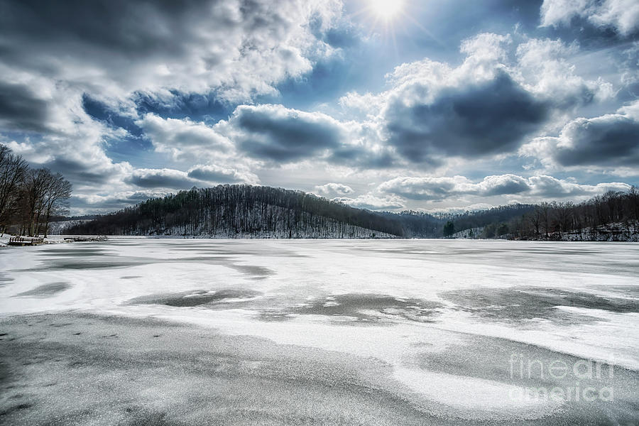 Frozen Lake #1 Photograph by Thomas R Fletcher