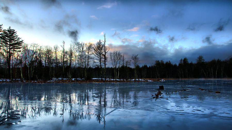 Winter Photograph - Frozen Landscape #1 by Edward Myers