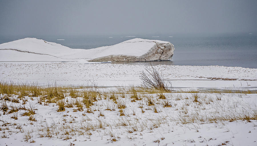 Frozen Winter Scenes On Great Lakes  #1 Photograph by Alex Grichenko