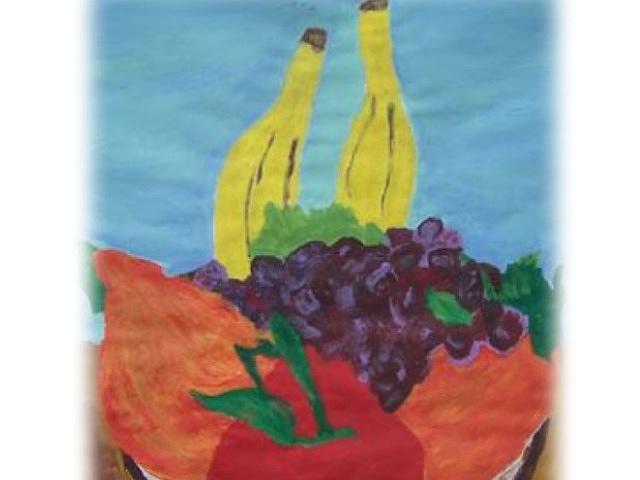 Fruit Basket Still Life #1 Painting by Lila Mattison