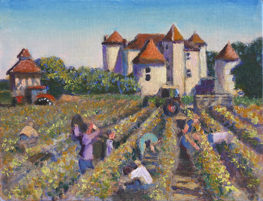 France Painting - Fruit of the Vine #2 by David Zimmerman