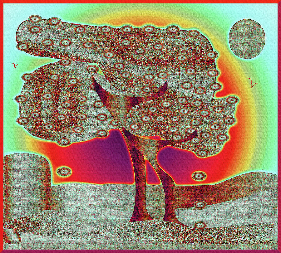 Fruit Tree #1 Digital Art by Iris Gelbart