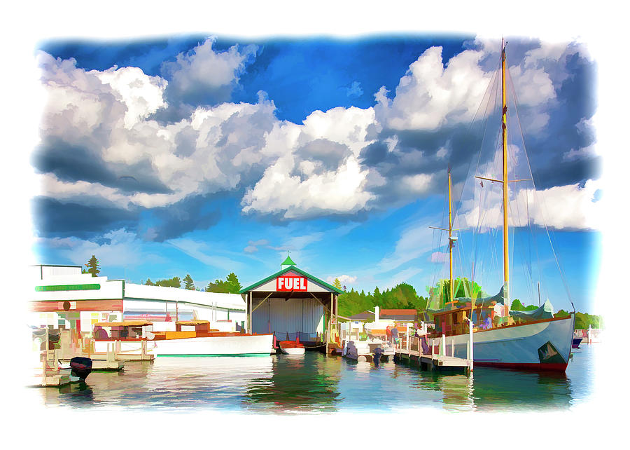 Fuel Dock Photograph by Rick Jackson Fine Art America