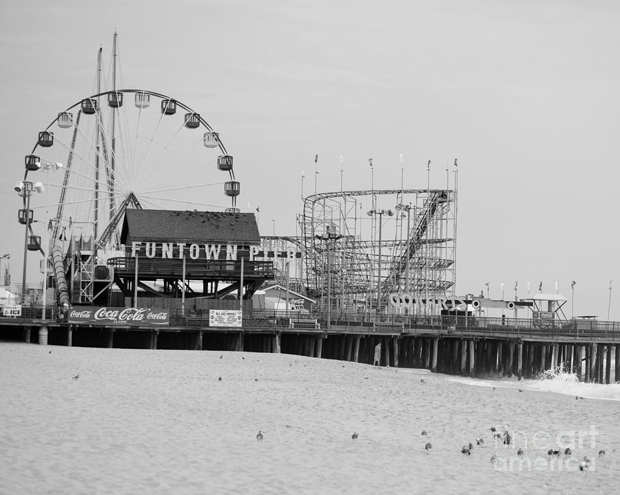 Funtown Pier Photograph by Daniel Diaz Fine Art America