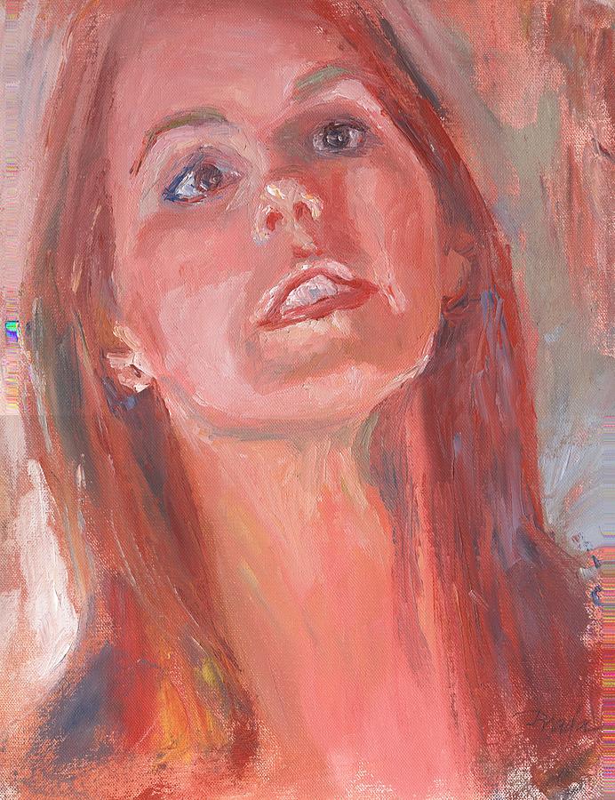 Portrait Painting - Fur Elyse #1 by Horacio Prada