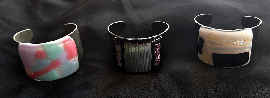 Fused glass bracelets #1 Jewelry by Lori Jacobus-Crawford