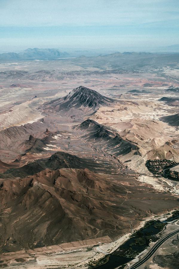 Fviews Of Valley Of Fire Before Landing In Las Vegas #1 Photograph by Alex Grichenko