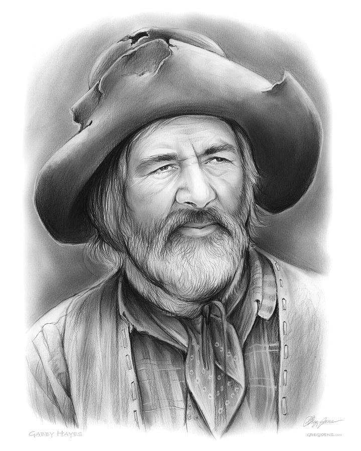 Gabby Hayes #1 Drawing by Greg Joens