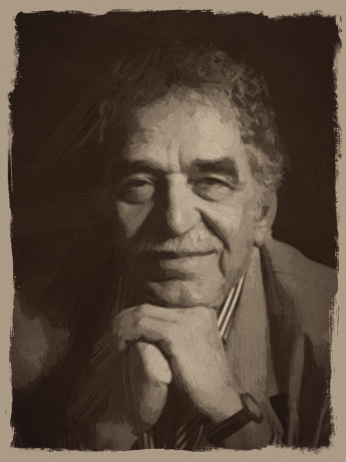 Gabriel Garcia Marquez Digital Art