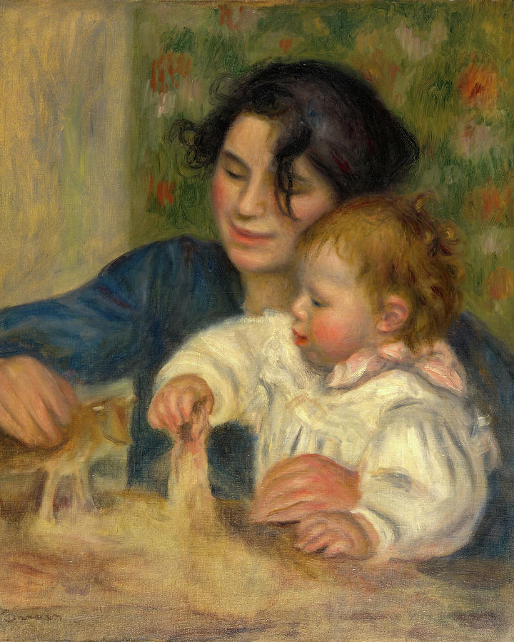 Gabrielle and Jean #5 Painting by Pierre-Auguste Renoir