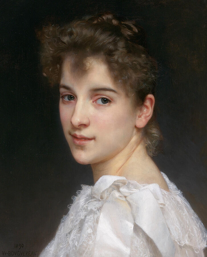 Gabrielle Cot, from 1890 Painting by William-Adolphe Bouguereau