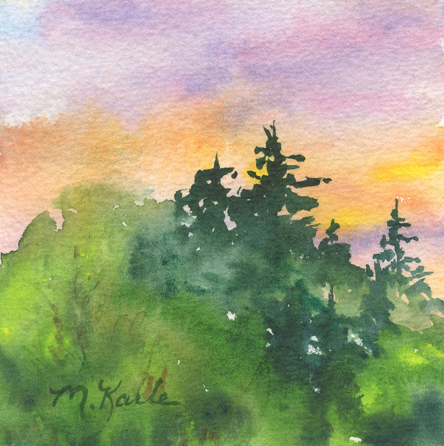 Gallatin Valley Sunrise Painting by Marsha Karle