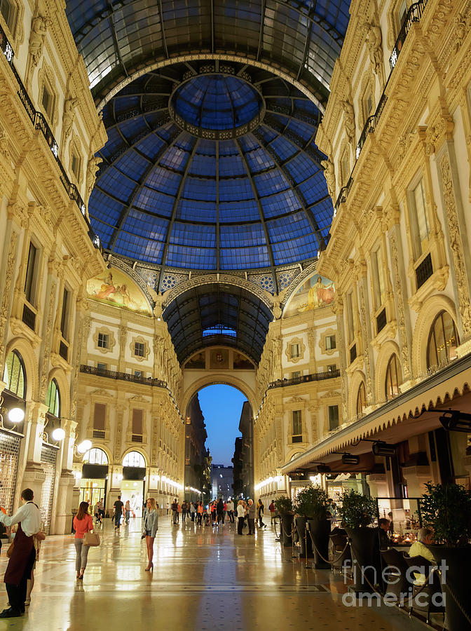 Galleria Vittorio Emmanuele Milan Italy #1 Photograph by Louise Heusinkveld