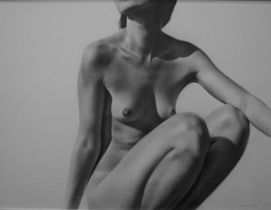 Nude Drawing - Galvez Miro #1 by Galvez Miro