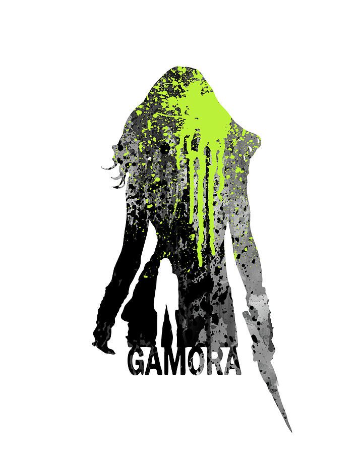 Gamora #1 Painting by Art Popop