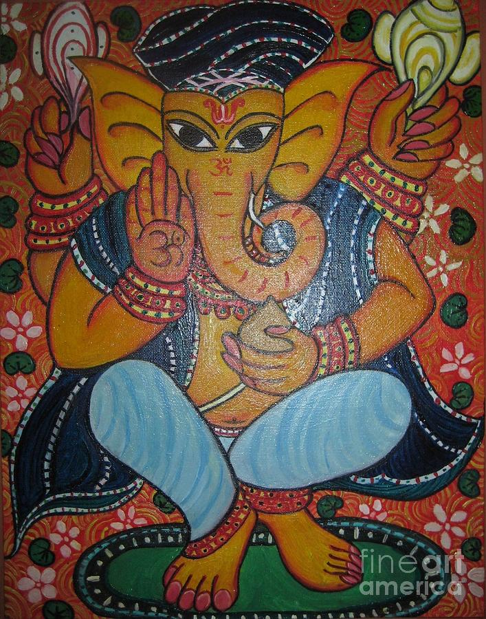 Ganesha Painting - Ganesha #1 by Deepa Padmanabhan