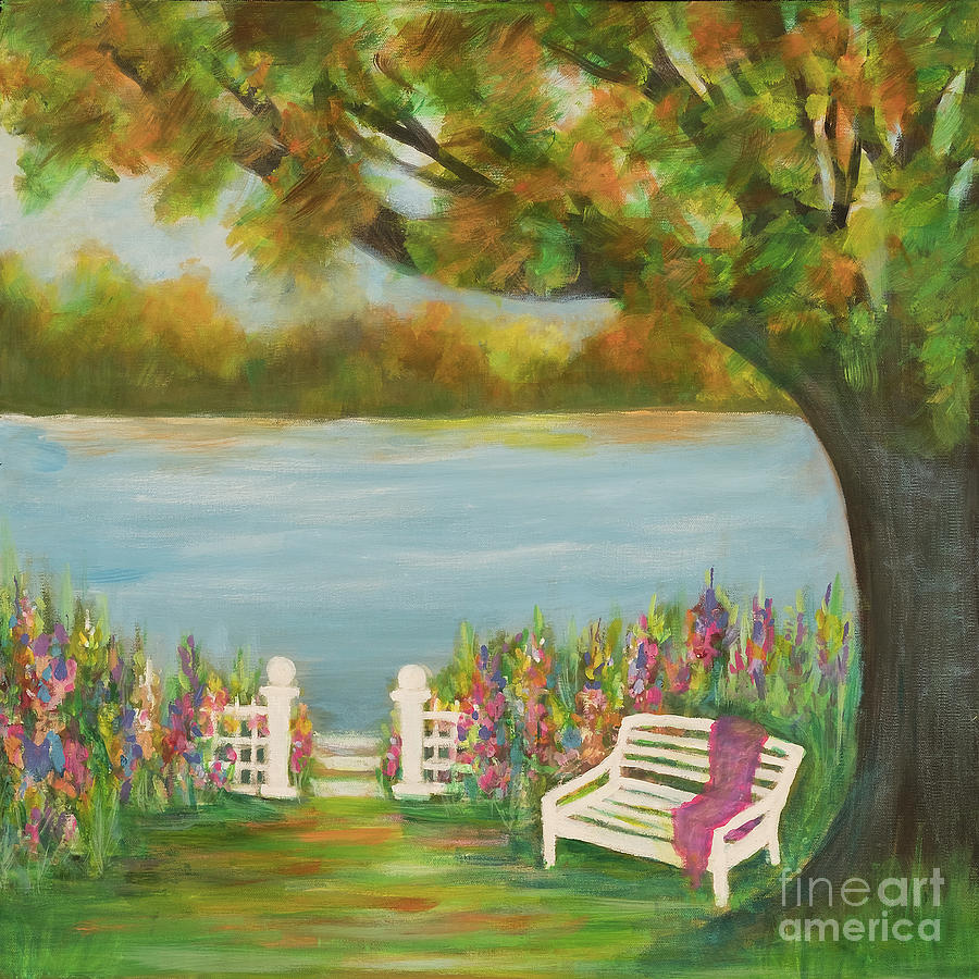 Garden Gate #1 Painting by Pati Pelz