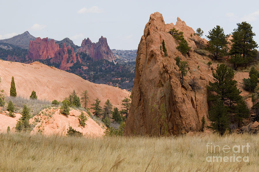 Garden of the Gods from a Distance #1 Photograph by Steven Krull
