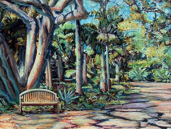 Garden Path #1 Painting by Banning Lary