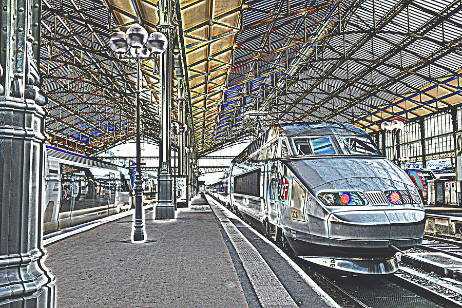 Gare de Tours #1 Photograph by Hugh Smith