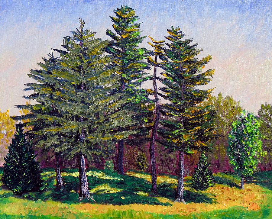 Tree Painting - Garfield Trees #1 by Stan Hamilton