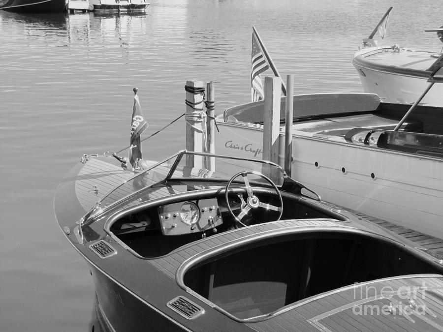 Boat Photograph - Garwood Runabout #2 by Neil Zimmerman