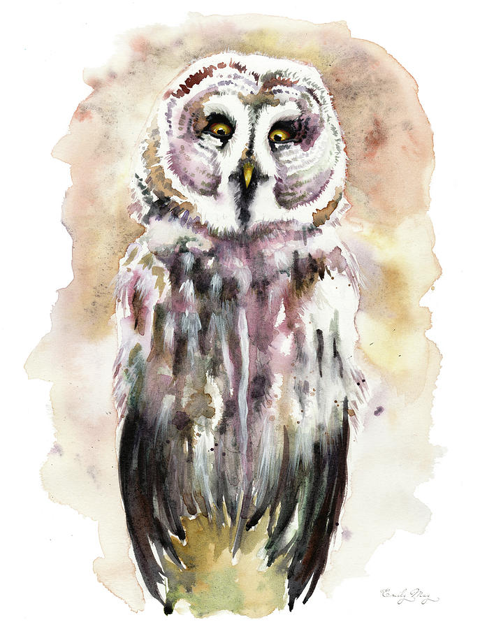 Gary The Great Gray Owl by Emily May Studio Arts Gary The Great Gray Owl by Emily May Studio Arts
