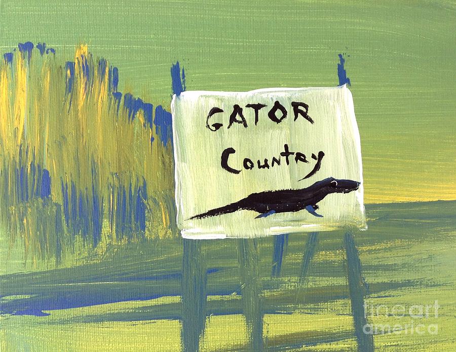 Gator Country #2 Painting by James and Donna Daugherty