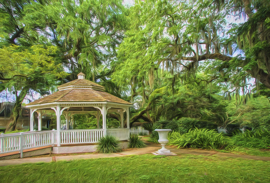 Nature Photograph - Gazebo in Heritage Park #1 by Betty Eich