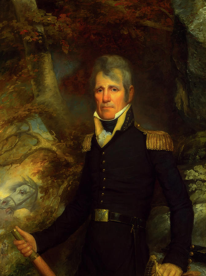 General Andrew Jackson #1 Painting by Mountain Dreams