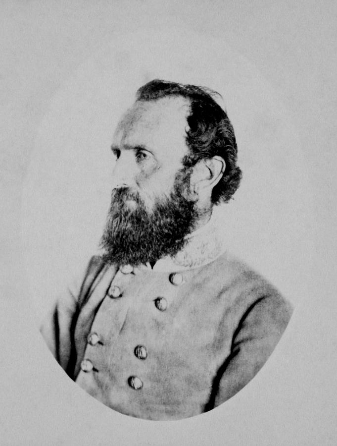 Stonewall Jackson Photograph - General Thomas Stonewall Jackson Photo by War Is Hell Store